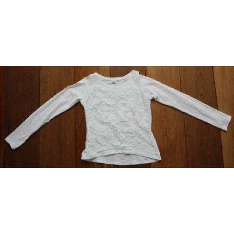 Meisjes Lange Mouwen T-Shirt Maat 146/152