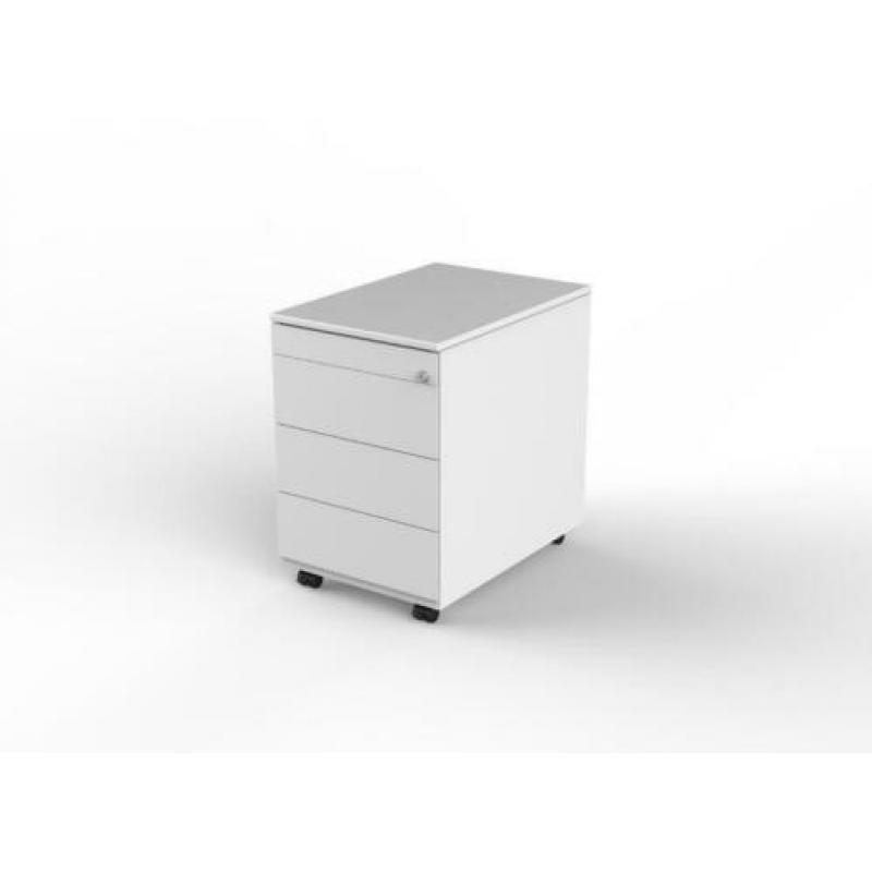 Robberechts Projectline Bureau Ladenblok Trolley NEW* wit