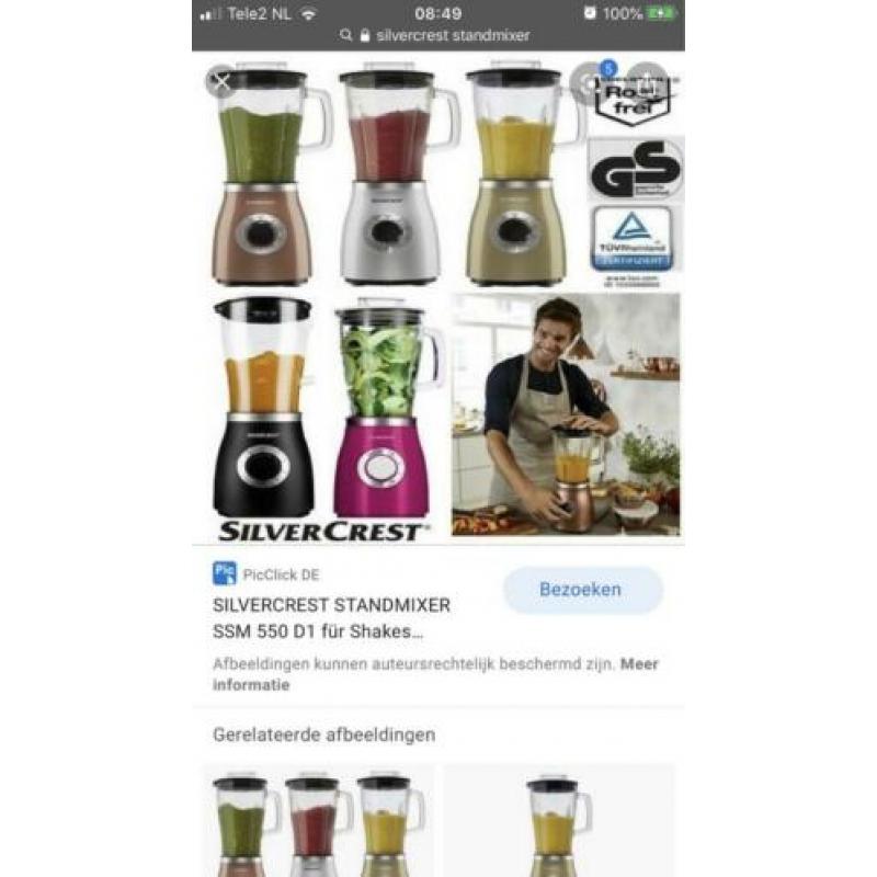 Gezocht; Silvercrest blender
