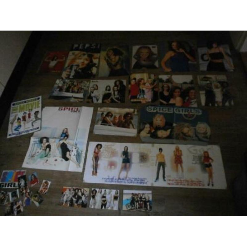 Opruiming jr 90 spice girls posters, stickeralbum, doos