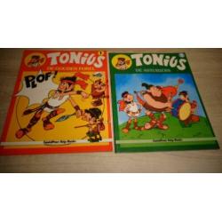 Tonius stripboeken 2 stuks zgan staat