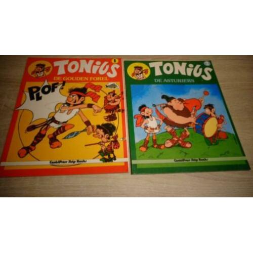 Tonius stripboeken 2 stuks zgan staat