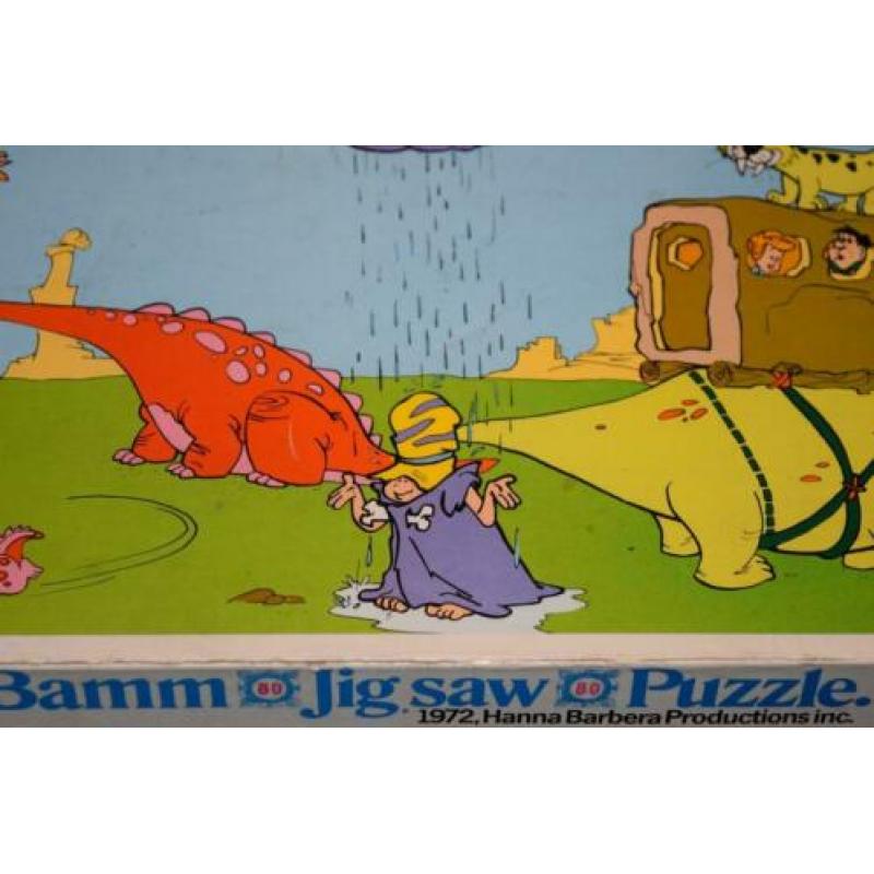 Flintstones | 1972 | Pebbles&Bamm-Bamm | puzzel | vintage