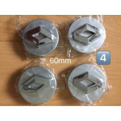 Naafdoppen Renault naafkappen 60 mm 57 mm