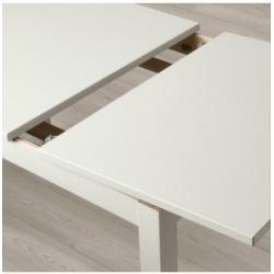 Laneberg uitschuif tafel IKEA wit