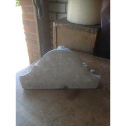 Brocant wit engelenconsole - console / Engel - engeltje