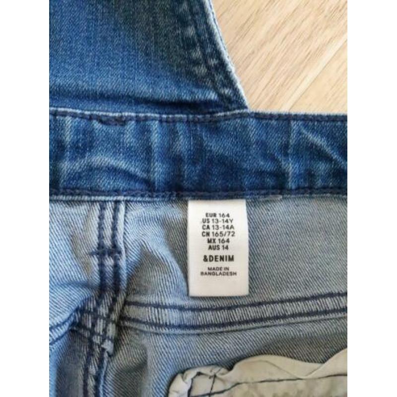 H&m spijker jeans tuinbroek salopet 164 nog veel meer