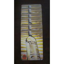 Bacardi viltjes Limon Razz Coco ( verpakt per 50 stuks )