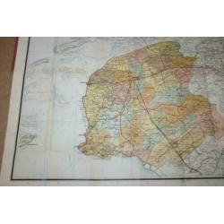 Gemeentekaart van Friesland - Geerling - Smulders - 1885 !!
