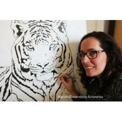 100% Handgemaakt Beeldje "Big Beautiful Fish" Kunst Nieuw
