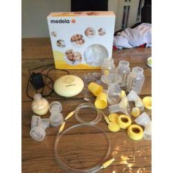 medela swing borstkolf enkel, toebehoren inclusief