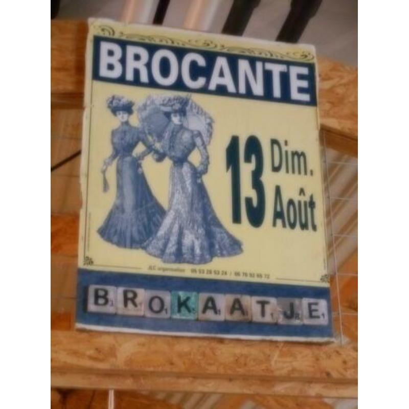 Brocant wit engelenconsole - console / Engel - engeltje