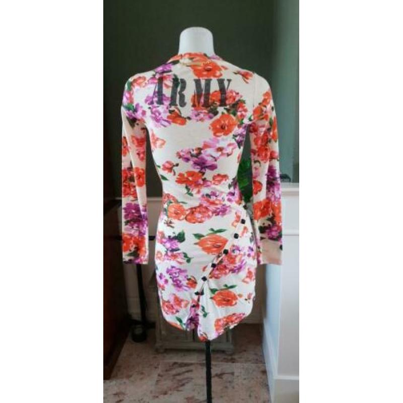 ZGAN oranje MET INJEANS jurk lange top mt M ? S 36, topje