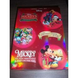 Disney 3 dvd Mickey's Kerstbox nieuw