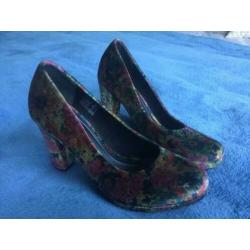 Velvet pumps Bluebox maat 40