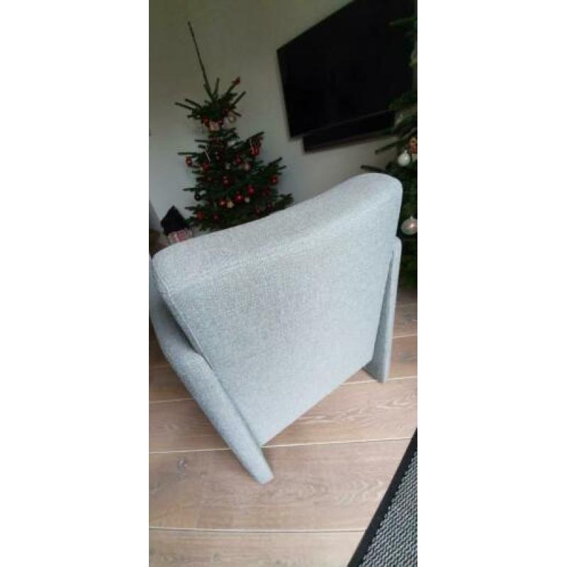 Hippe moderne Fauteuil Stoel Grijs Groen nieuw staat