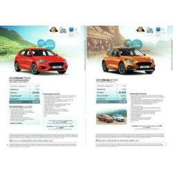 Folder Ford modellen (Salon van Brussel - 2019)