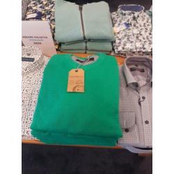 Marvelis v- hals Sweater 100% katoen maten S t/m XXL