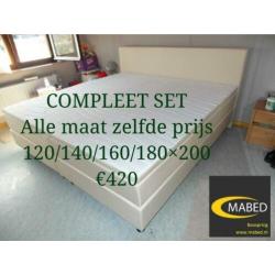 Opnieuw AKTIE ! ?? Boxspring 120/140/160/180x200