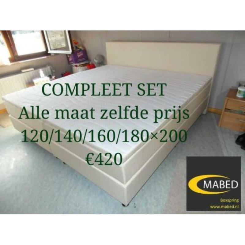 Opnieuw AKTIE ! ?? Boxspring 120/140/160/180x200