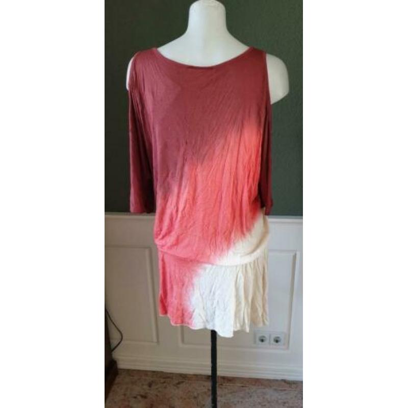 NIEUW gave DEBBIE KATZ ombre tuniek mt S-M 38/40, top rood