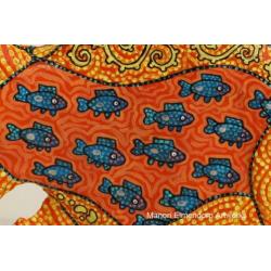 100% Handgemaakt Beeldje "Big Beautiful Fish" Kunst Nieuw