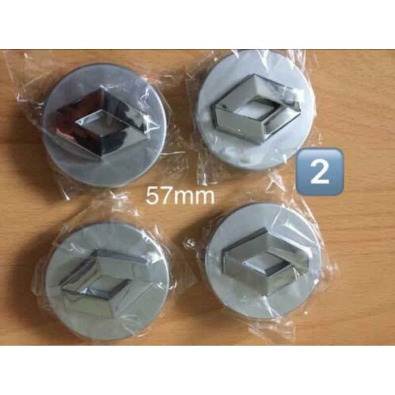 Naafdoppen Renault naafkappen 60 mm 57 mm