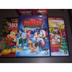 Disney 3 dvd Mickey's Kerstbox nieuw