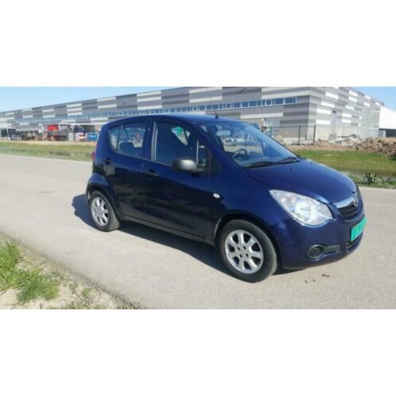 Opel Agila 1.0 12V 2009 Blauw