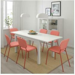Laneberg uitschuif tafel IKEA wit