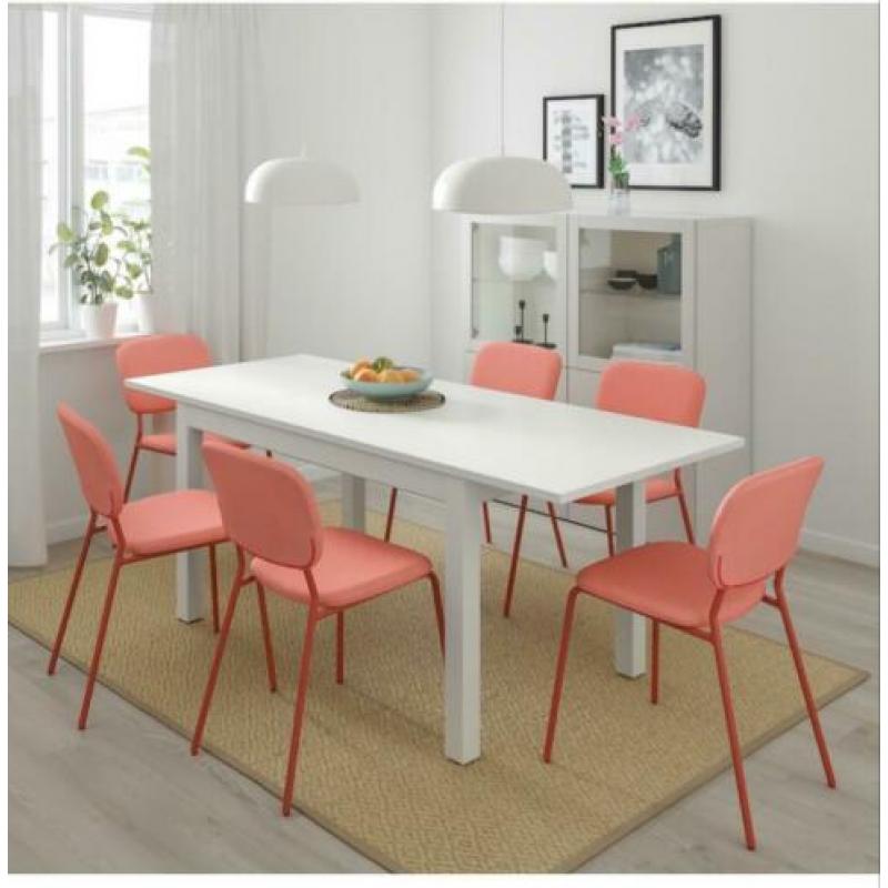 Laneberg uitschuif tafel IKEA wit