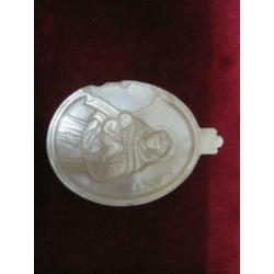 Antiek parelmoer S. ANTONIO