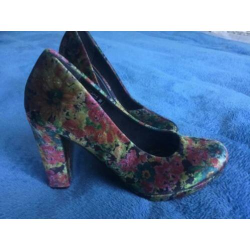 Velvet pumps Bluebox maat 40