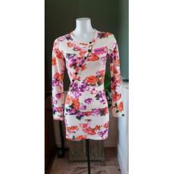 ZGAN oranje MET INJEANS jurk lange top mt M ? S 36, topje