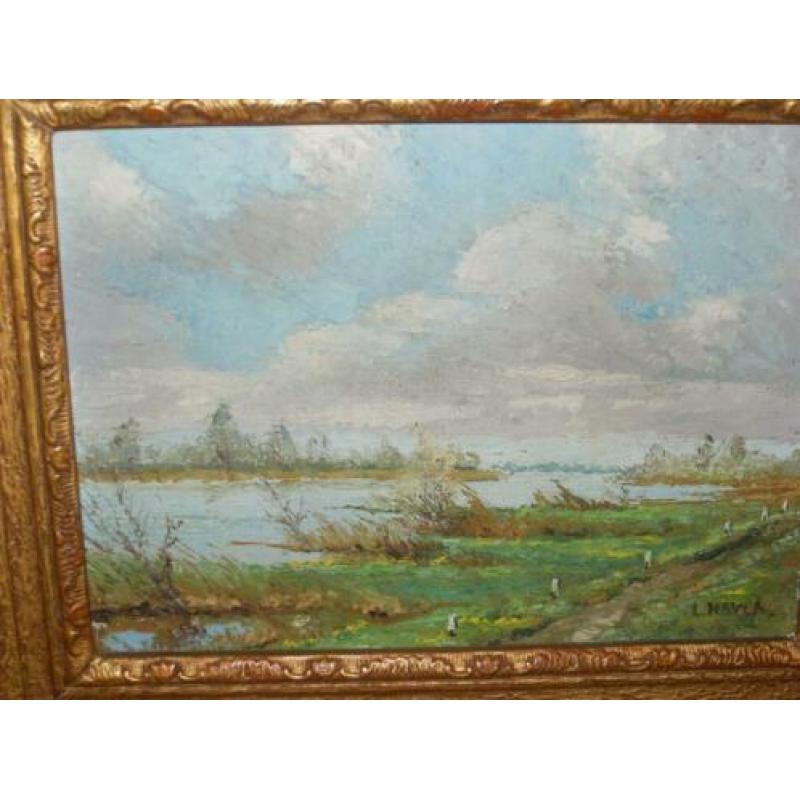 Olieverf schilderij, L. Haver