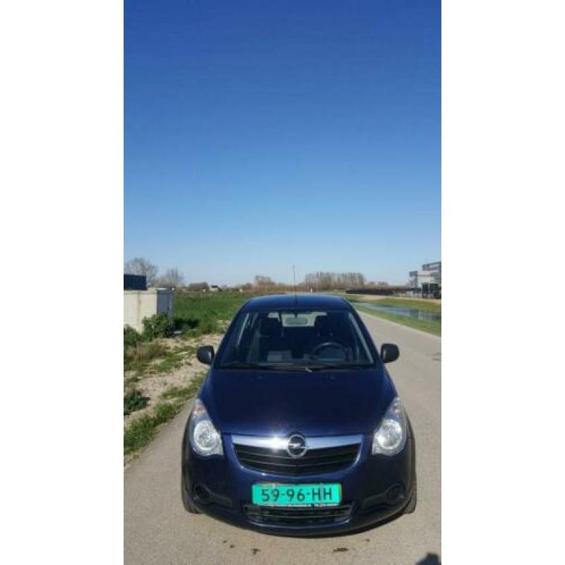 Opel Agila 1.0 12V 2009 Blauw