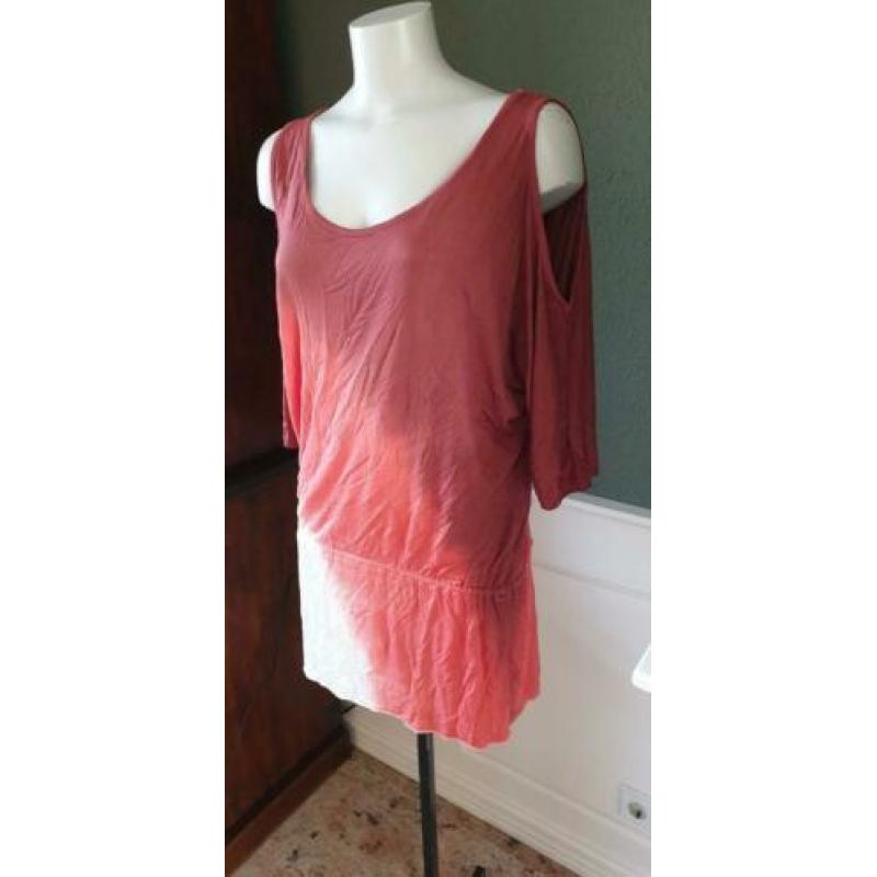 NIEUW gave DEBBIE KATZ ombre tuniek mt S-M 38/40, top rood