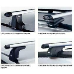 Dakrailing dakdragers Thule Smartrack 784 - meeneemprijs