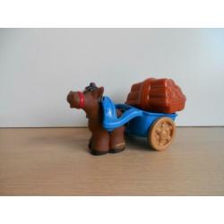 Fisher Price : Helicopter/Paard en wagen/Traktor/Heftruck