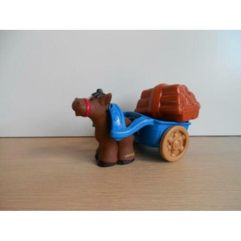Fisher Price : Helicopter/Paard en wagen/Traktor/Heftruck