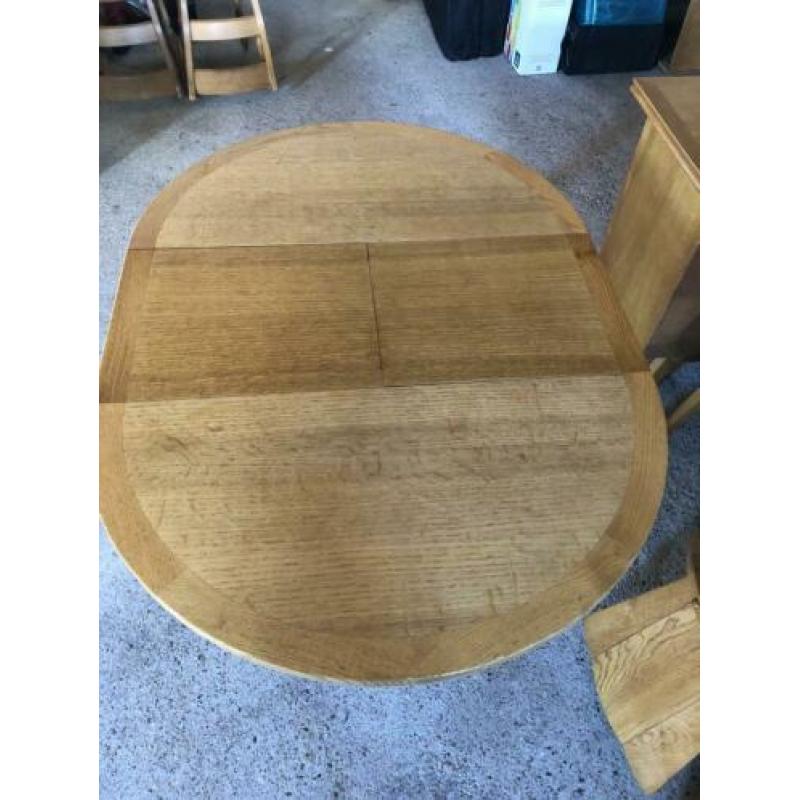 Eiken tafel inklapbaar