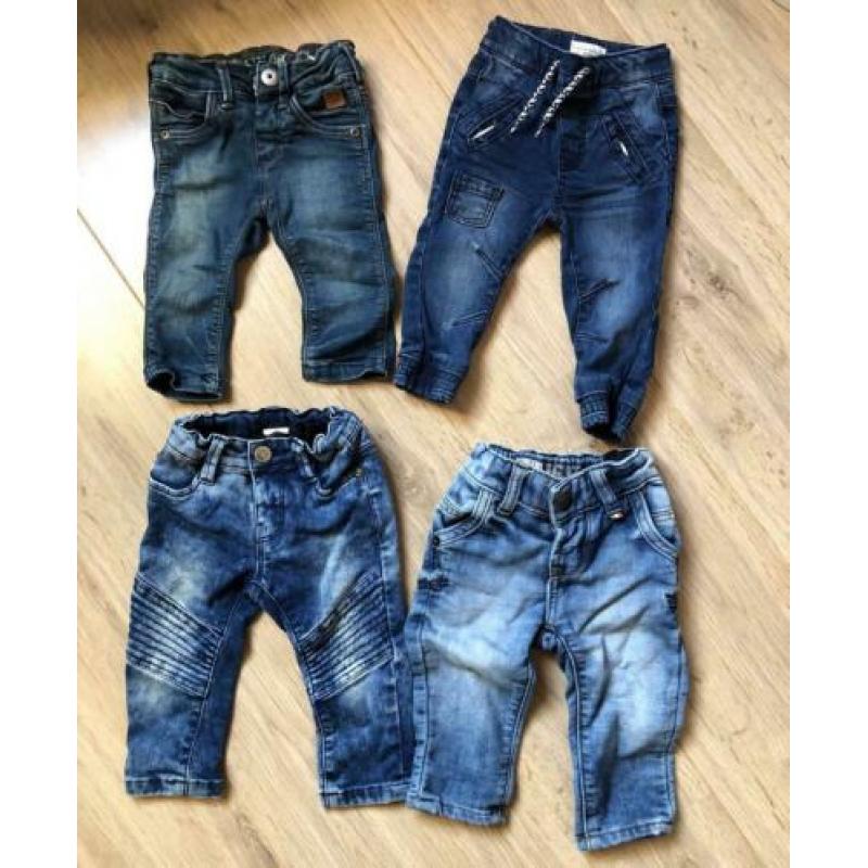 Spijkerbroekjes mt68.Hema,vingino,tumble ‘n dry en prenatal