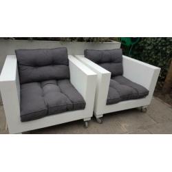 Tuinstoel hardhout 2 stuks