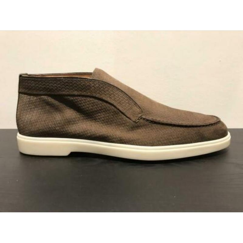 Mooie Santoni schoenen 10/44 bruin NIEUW 450euro loro piana