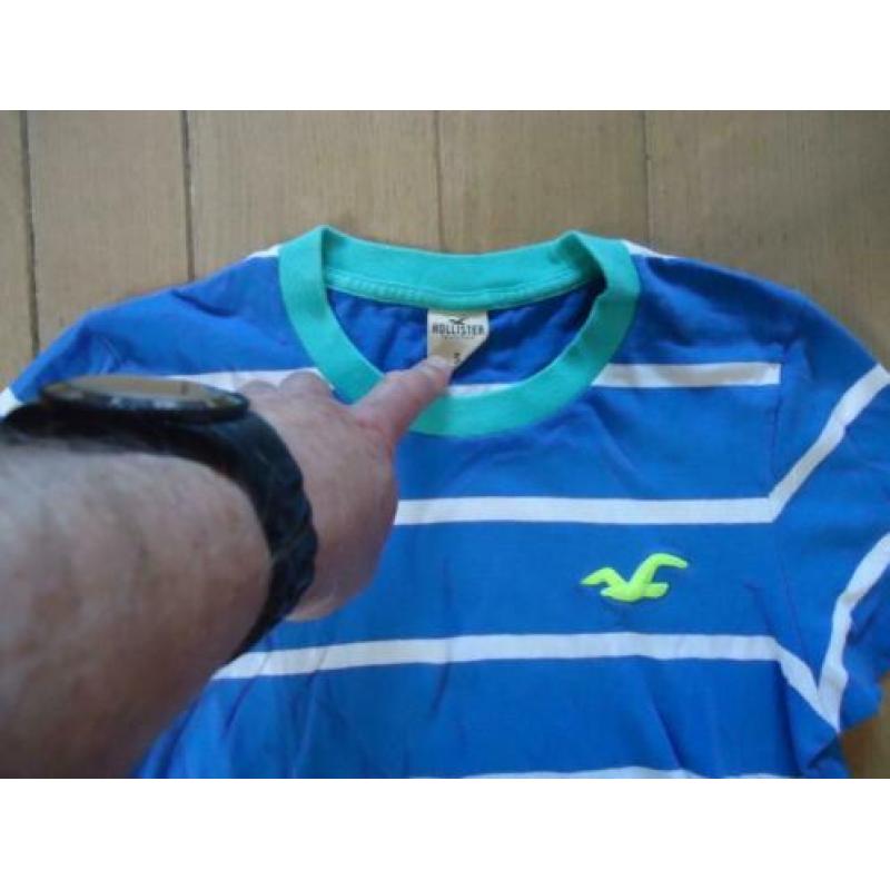 66. Hollister t-shirt maat s, 46 als nieuw origineel