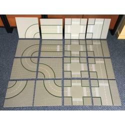 16 Lego straat- / wegplaten