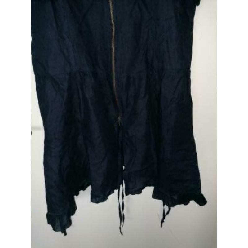 Super leuke liinnen set/ jurk en vestje/ maat L/OPRUIMING