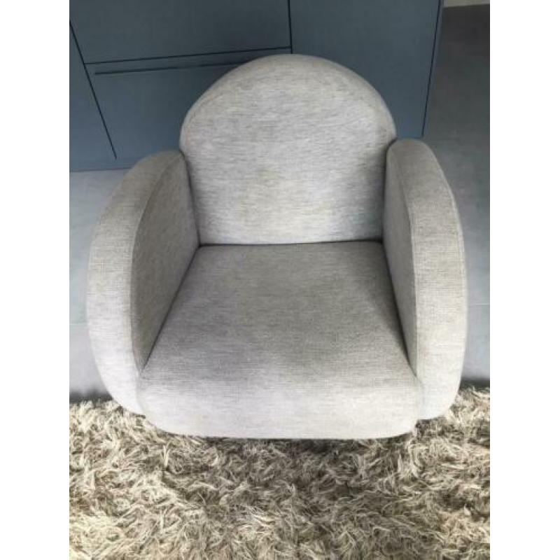 Mooie draaifauteuil grijs stof Passe Partout