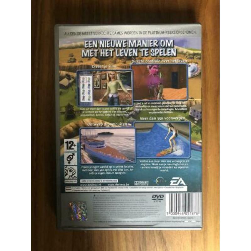 PlayStation 2 game: De Sims 2.
