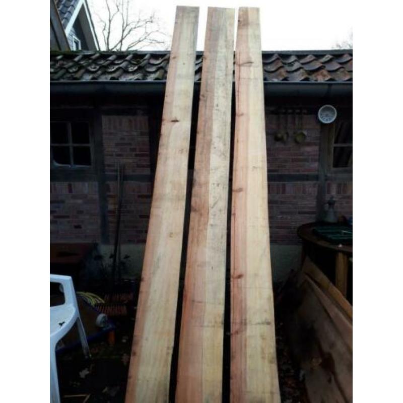 3 mooie grenen planken (3,75 meter lang)